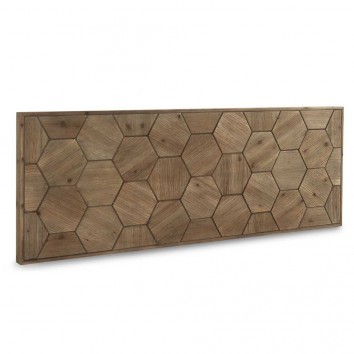 Cabezal de abeto trama relieve estilo vintage  165x59cm