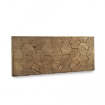 Cabezal de abeto trama relieve estilo vintage  145x59cm