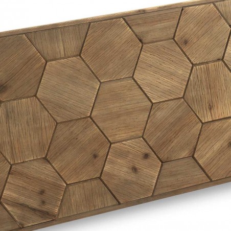 Cabezal de abeto trama relieve estilo vintage  110x59cm