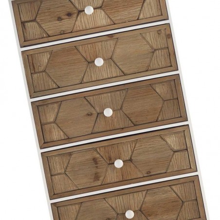 SInfonier 5 cajones trama relieve estilo vintage 48x35x94h