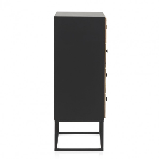Sinfonier 4 cajones de hierro y abeto reciclado 48x35x71h Sinfonier 4 cajones de hierro y abeto reciclado 48x35x71h