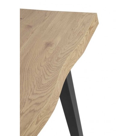 Mesa de comedor estilo industrial de mdf y hierro 190x90x77h