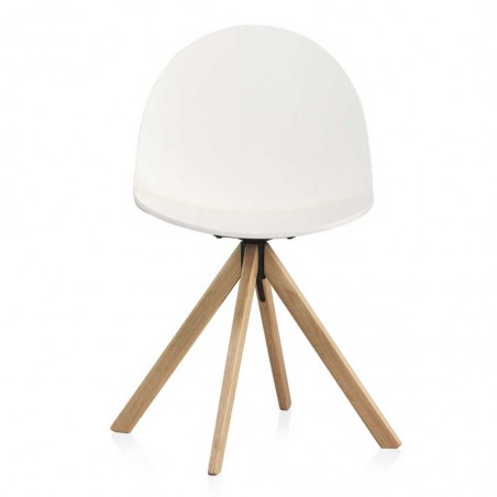 Pack 4 sillas giratorias de diseño estilo nórdico 52x49x82h