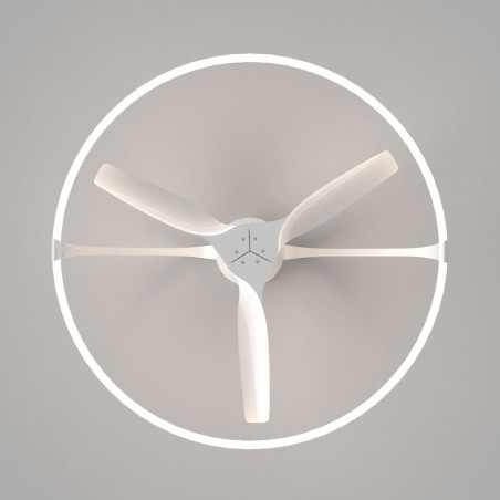 Ventilador de techo Nepal 104cm con luz led - blanco