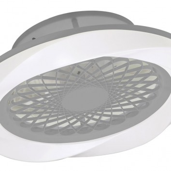 Ventilador de techo 62cm con LED Boreal Silver 2