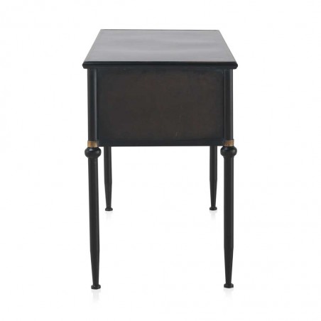 Escritorio con 5 cajones de estilo vintage industrial hierro 122X50X76h