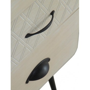 Sinfonier beige claro con cuatro cajones estilo vintage 37x30x82h 2