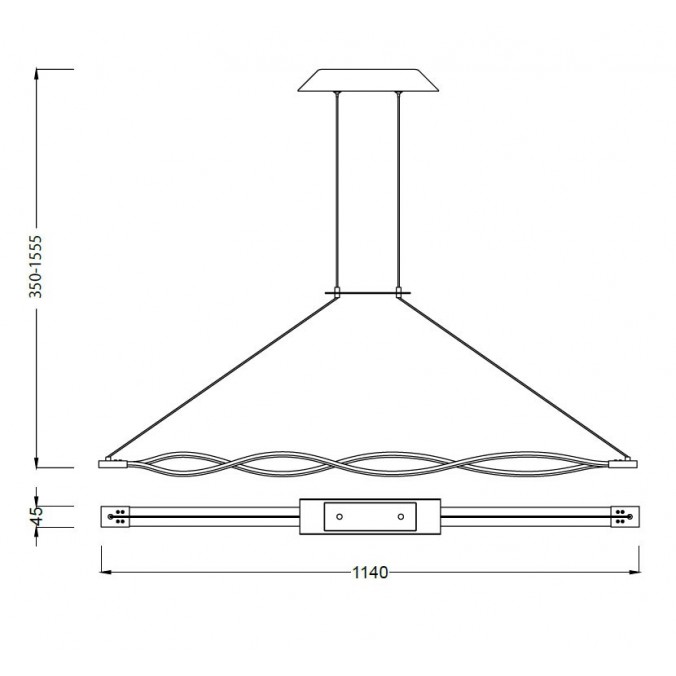 Lámpara techo LED SAHARA 36W