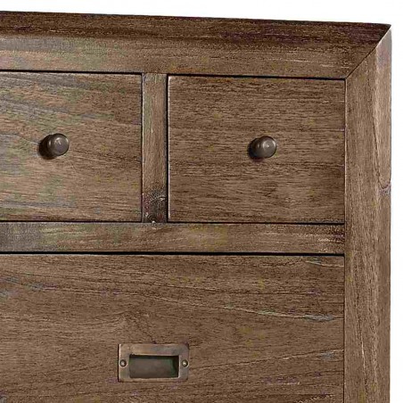 Sinfonier estilo rústico madera maciza 4 cajones 55x40x125h
