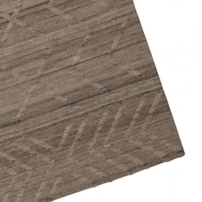 Alfombra MEDAN tono marron - varios tamaños