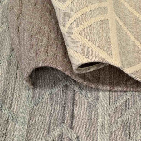 Alfombra MEDAN tono marron - varios tamaños