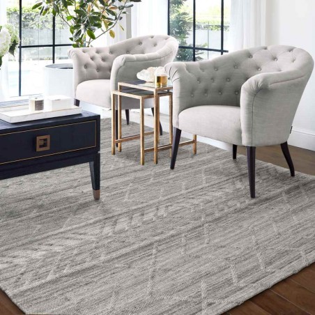 Alfombra MEDAN tono grist tostado - varios tamaños