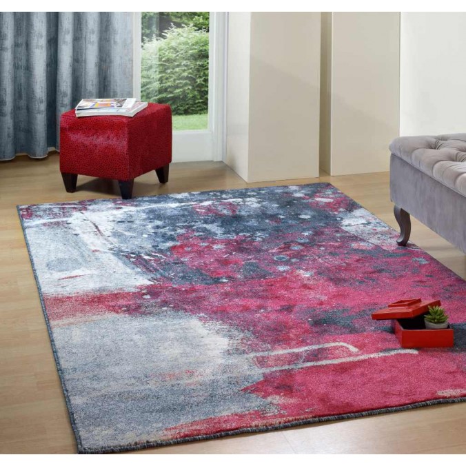 Alfombra diseño abstracto multicolor - varios tamaños