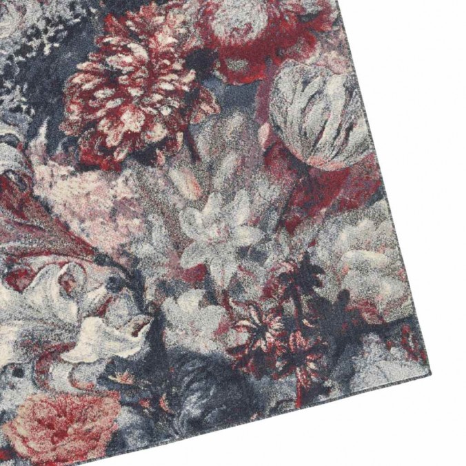 Alfombra diseño floreado multicolor - varios tamaños