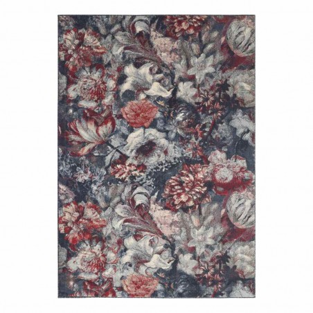 Alfombra diseño floreado multicolor - varios tamaños