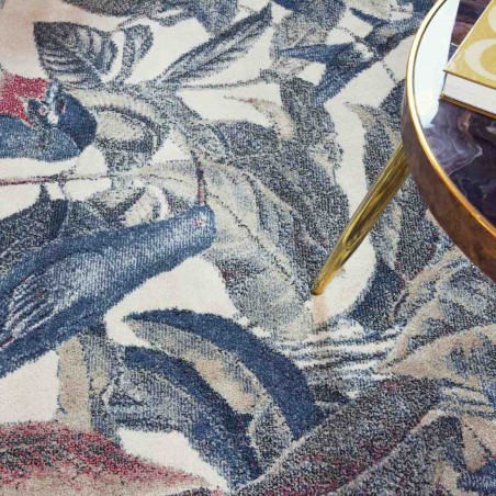 Alfombra diseño jardin del edén tono claro - varios tamaños