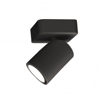 Foco orientables techo o pared serie SAL negro