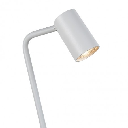 Lámpara pie de salón con foco orientable serie SAL blanco