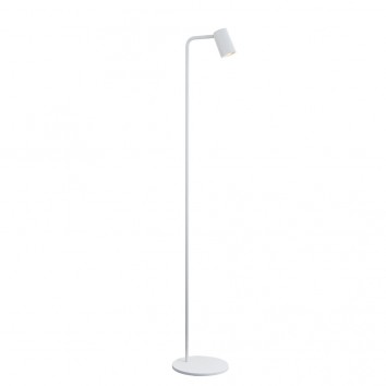 Lámpara pie de salón con foco orientable serie SAL blanco