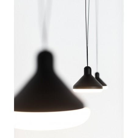 Lámpara colgante de techo zig-zag 3 luces LED