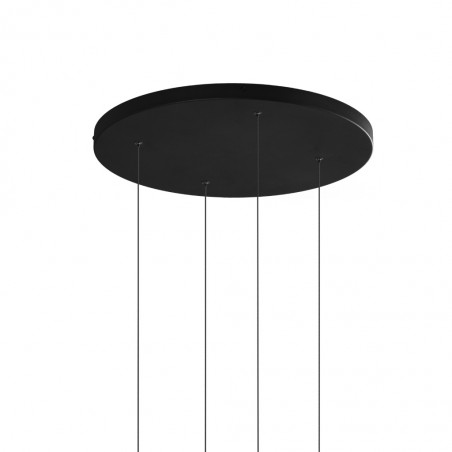 Lámpara colgante de techo redonda 4 luces LED
