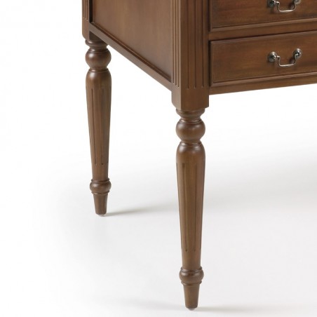 Escritorio de estilo neoclásico serie Victorian  5 cajones 160x80x79