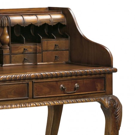 Escritorio secreter de estilo neoclásico madera de caoba 105x65x107cm