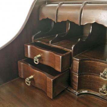 Escritorio secreter de estilo neoclásico madera de caoba 105x65x107cm 2