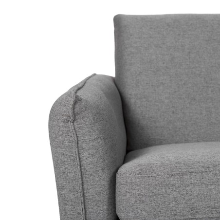 Sofá tres plazas serie URBAN DARK GREY 193x76x79h