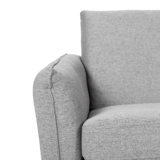 Sofá tres plazas serie URBAN LIGHT GREY 193x76x79h