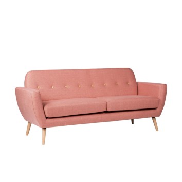 Sofá tres plazas serie POP ROSE 197x74x89h