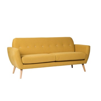 Sofá tres plazas serie POP MUSTARD 197x74x89h