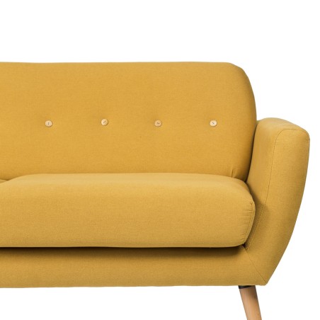 Sofá tres plazas serie POP MUSTARD 197x74x89h