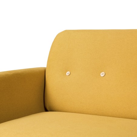 Sofá tres plazas serie POP MUSTARD 197x74x89h