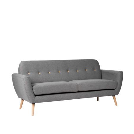 Sofá tres plazas serie POP DARK GREY 197x74x89h