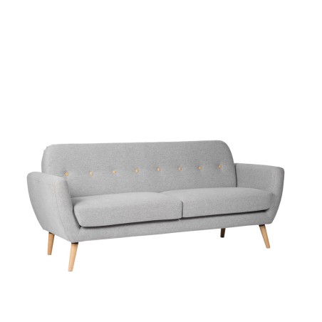 Sofá tres plazas serie POP LIGHT GREY 197x74x89h