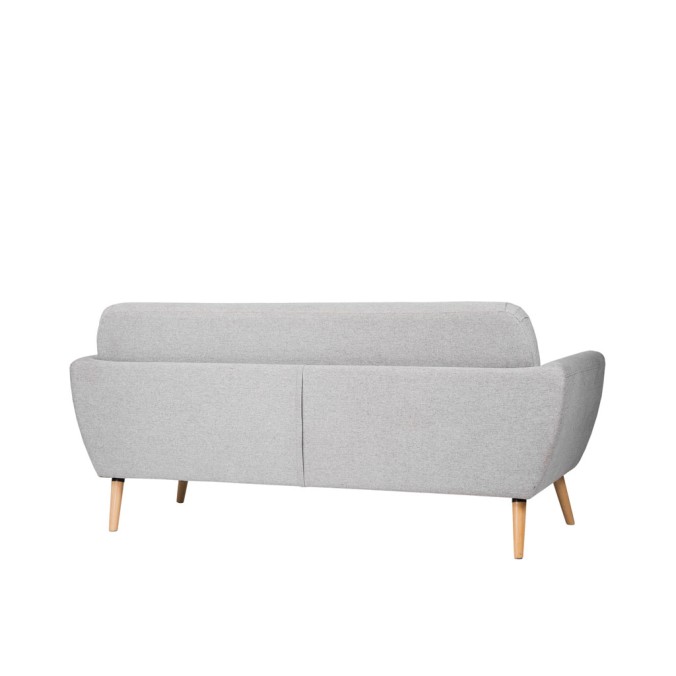 Sofá tres plazas serie POP LIGHT GREY 197x74x89h