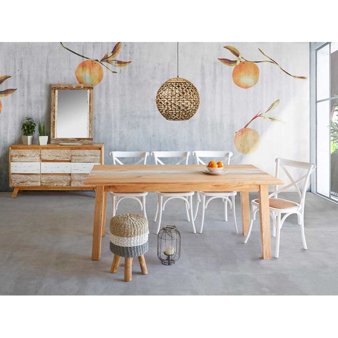 Mesa comedor Borneo - 180x90x76h