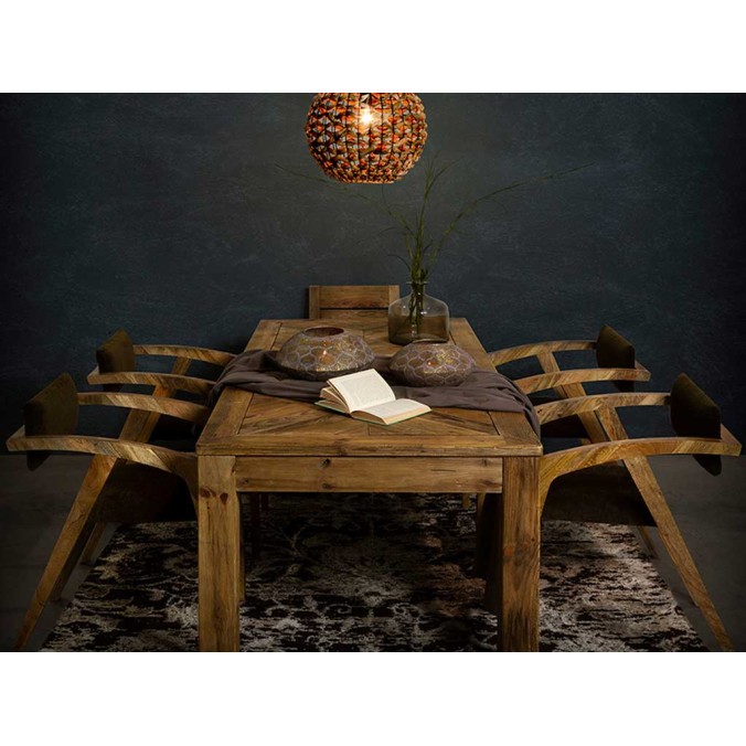 Mesa comedor Bunta - 200x90x76h