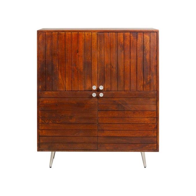 Aparador alto Slat - 100x40x115h Aparador alto Slat - 100x40x115h