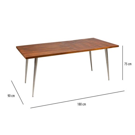 Mesa comedor Slat - 180x90x75h