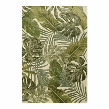 Alfombra tonos verdes Amazonas Chenille - varios tamaños