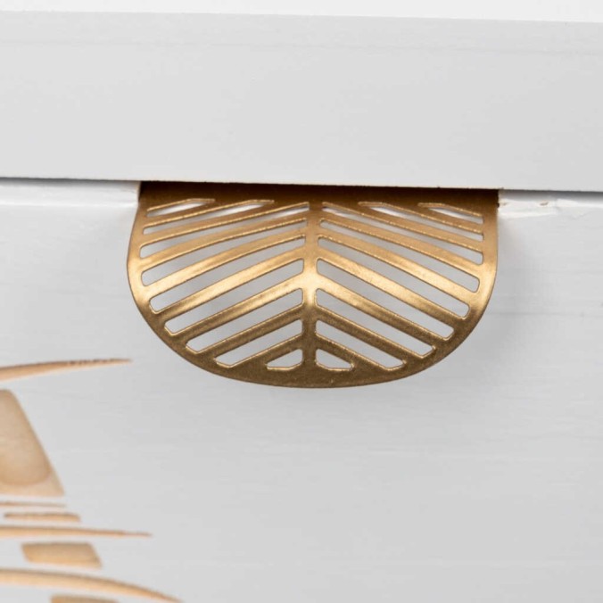 comoda madera talla 3 cajones 80x34x76 cm