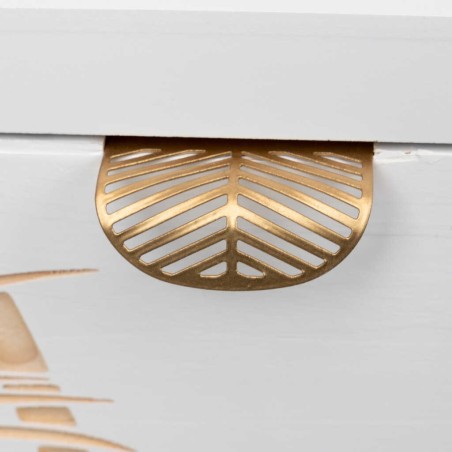 comoda madera talla 3 cajones 80x34x76 cm