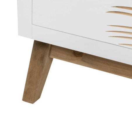 comoda madera talla 3 cajones 80x34x76 cm