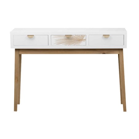 consola madera talla 3 cajones 110x30x78 cm