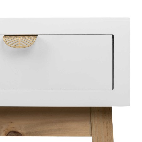 consola madera talla 3 cajones 110x30x78 cm