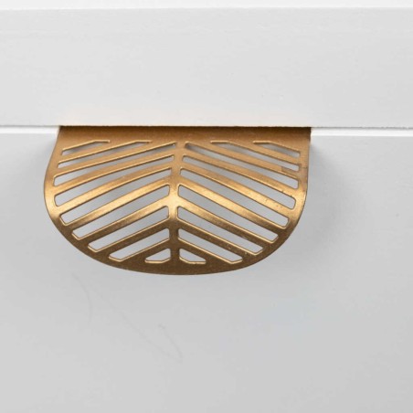 consola madera talla 3 cajones 110x30x78 cm