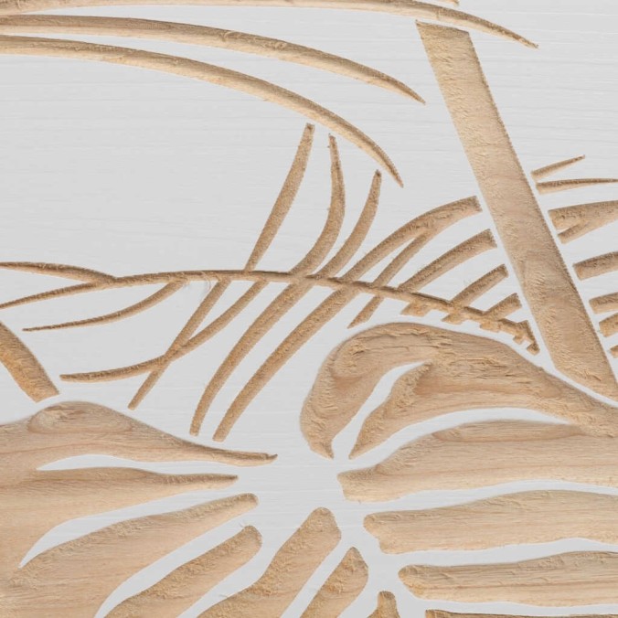 zapatero madera talla 85x30x110 cm