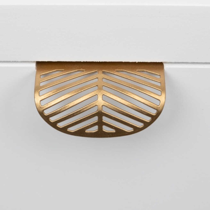 mueble tocador madera talla 80x40x125 cm